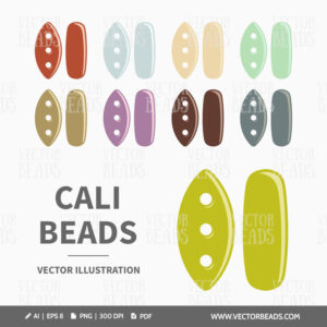 Cali beads clipart graphic