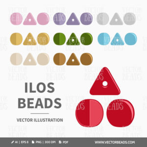 Ilos beads vector illustration