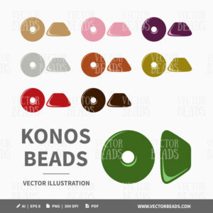 Konos beads illustration