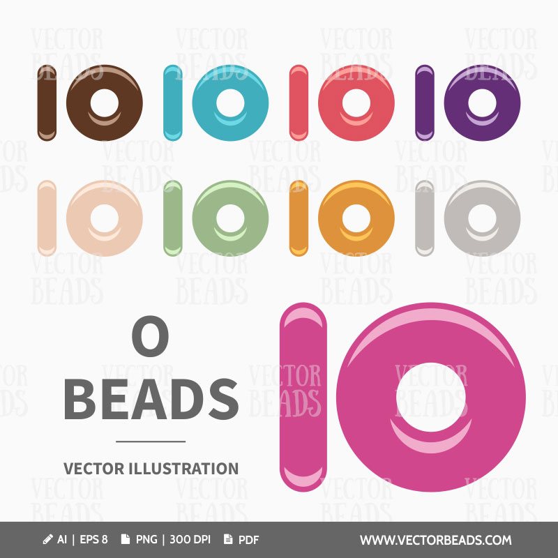 O beads O Beads Vector Clip-art