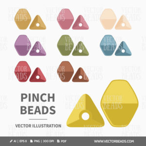 Pinch beads vector clipart
