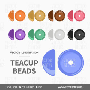 Teacup vector beads