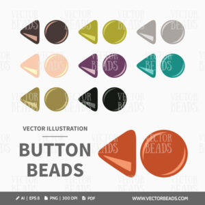 Button beads clipart