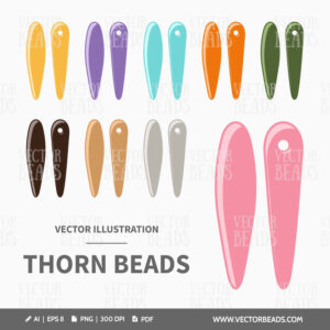 Thorn beads vector art