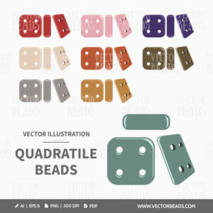 Quadratiles vector beads