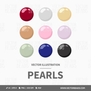 Pearls vector clipart