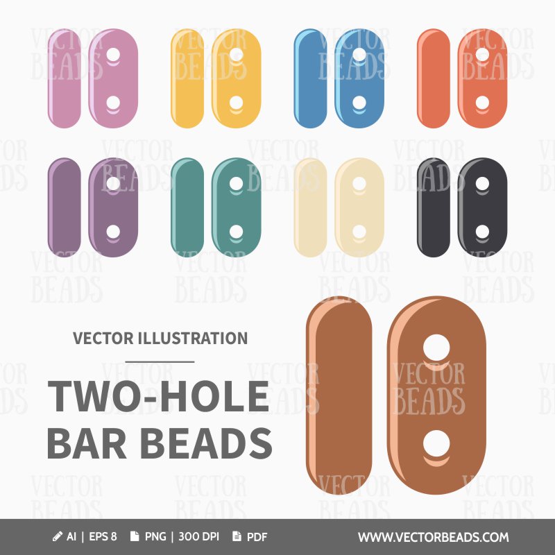 Czechmates-2-hole-bar-beads