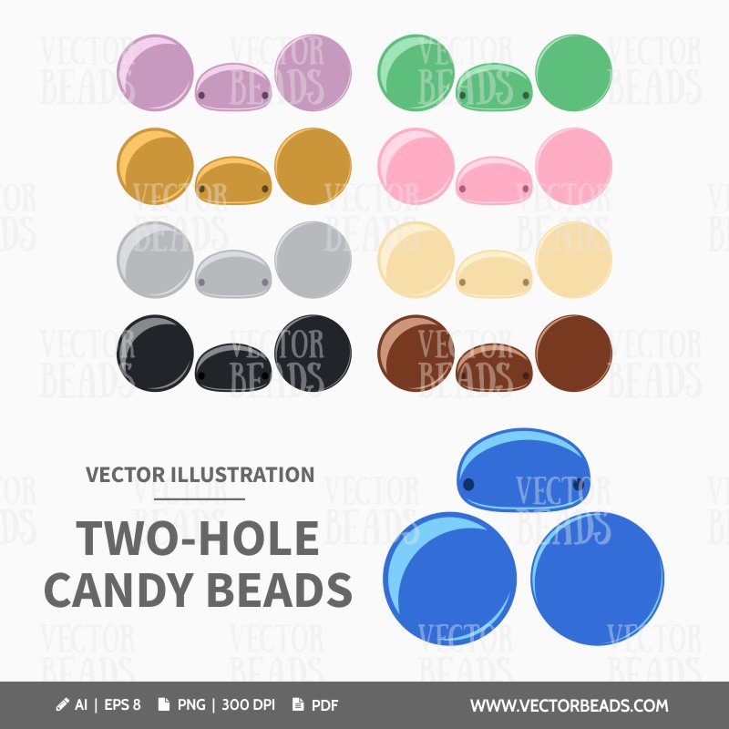Preciosa-2-hole-candy-beads